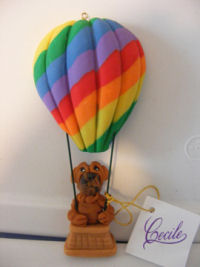 Cecile Baird Shar-Pei in Balloon