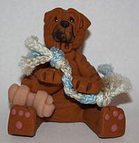 Cecile Baird Shar-Pei with Bone