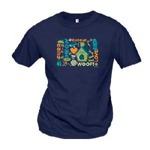 Dog Face Rescue Logo T-Shirt - Tan - S Image