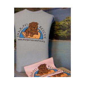 SALE! Shar-Pei Rescue Logo (Front) T-Shirt Image